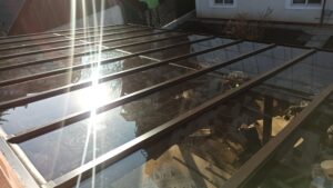 acoperire terasa cu aluminiu si sticla