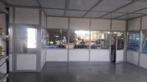 Compartimentare interioara din aluminiu