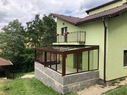 Închiderea unei terase Wintergarden